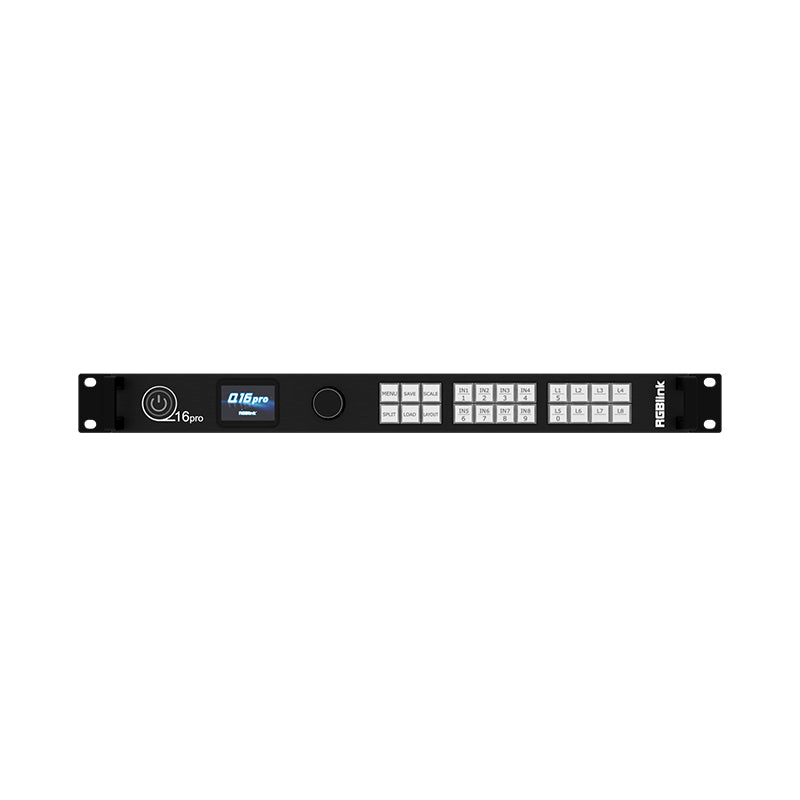 9 Q16pro Gen2 1U 4K Multi-layer Videowall Splicing Processor