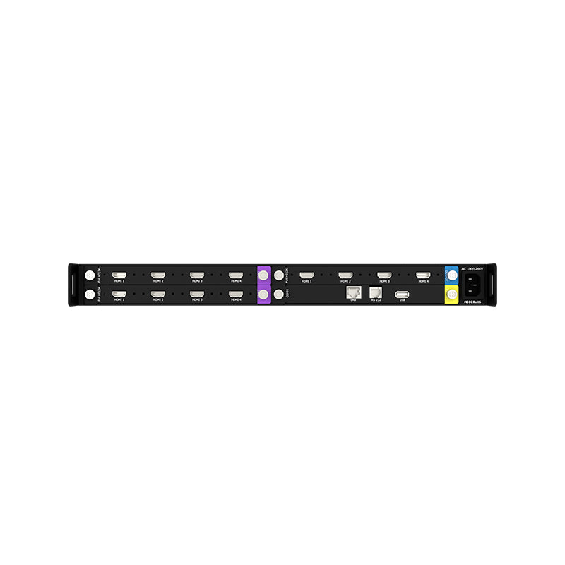 9 Q16pro Gen2 1U 4K Multi-layer Videowall Splicing Processor